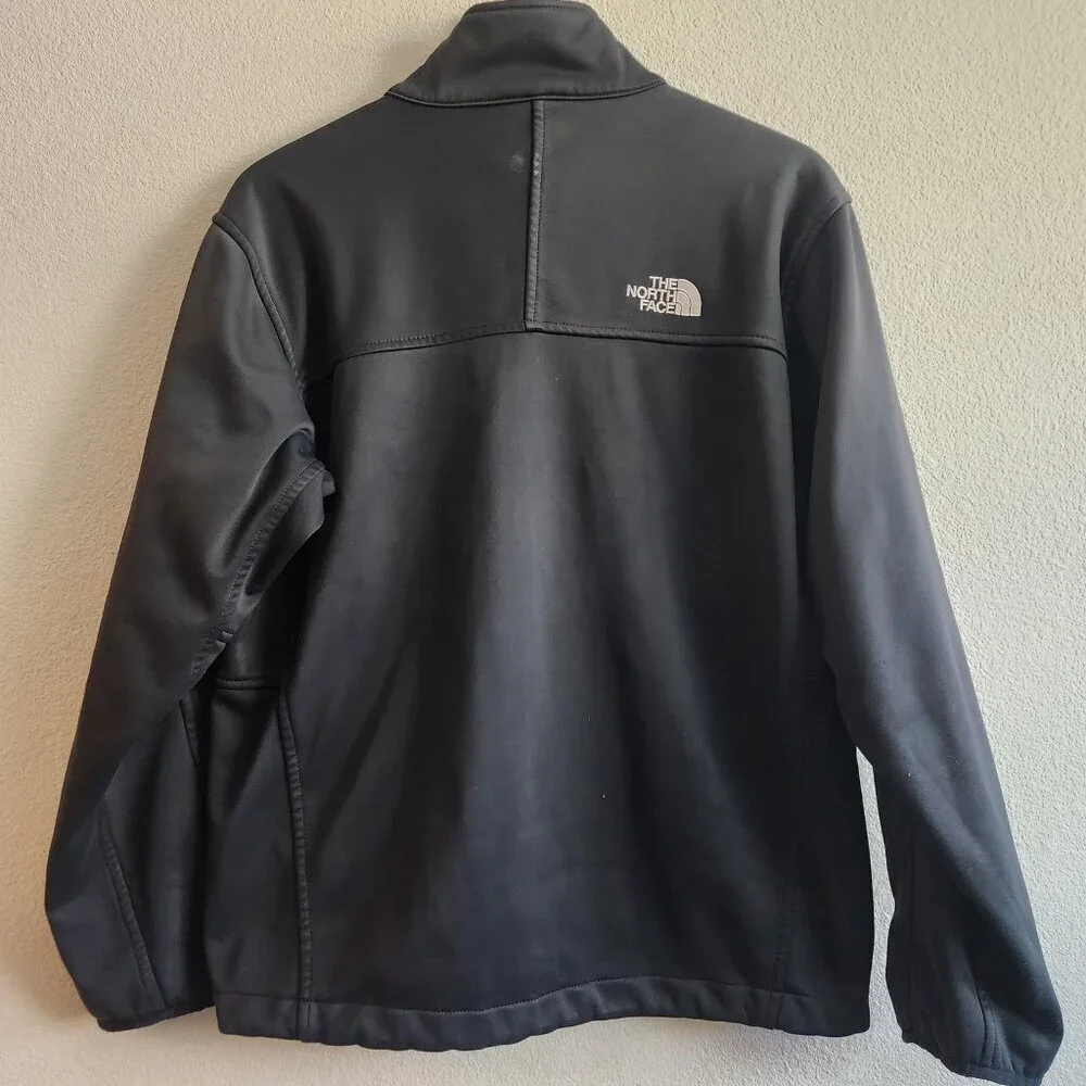 North Face Jacket Mens Medium Black Windstopper Summit Series Softshell Fleece